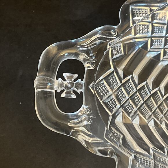 Bryce Bros. | EAPG | Maltese | Jacob’s Ladder Relish Dish | Exc Cond | 1880s - Picture 2 of 8